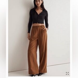 Madewell Harlow Pants, khaki size 0